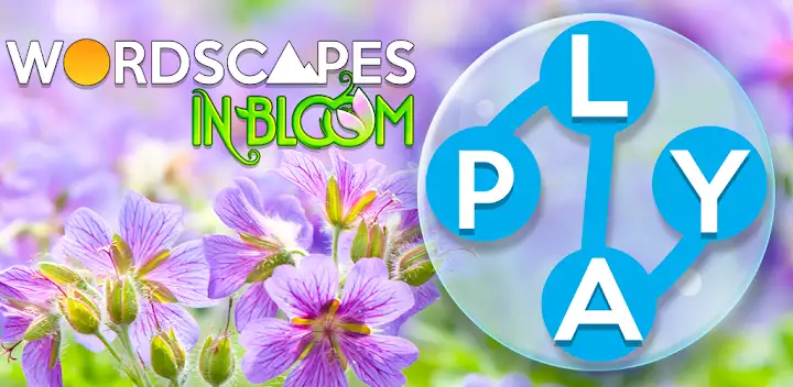 Wordscapes In Bloom — Android game banner