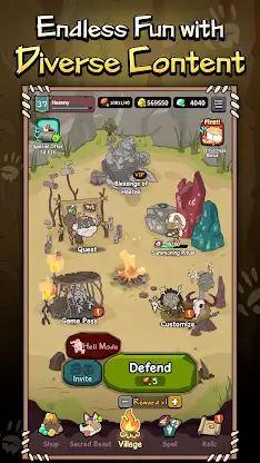 Epic Shaman Battle: 4P Defense screenshot 4