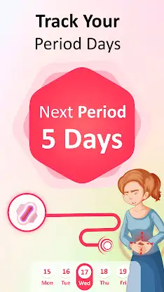 Periodo & Calendário Menstrual screenshot 2