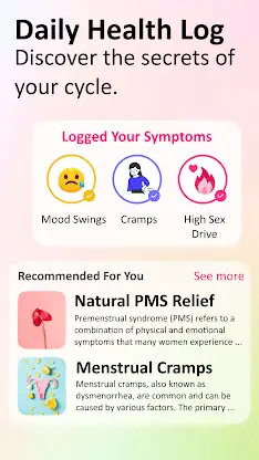 Periodo & Calendário Menstrual screenshot 6
