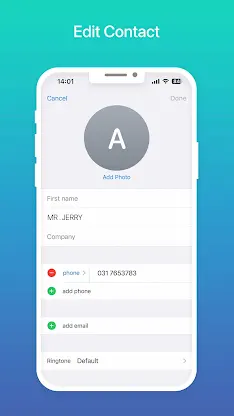 Contacts Phone: Simple & Clean screenshot 3