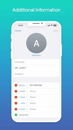 Contacts Phone: Simple & Clean screenshot 4