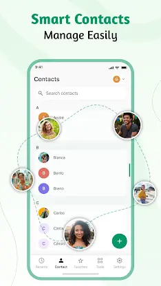 Contacts screenshot 1