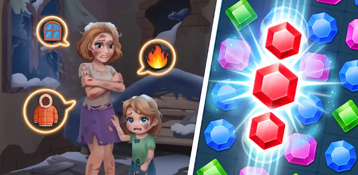 Jewel Hunter - Match 3 Games — Android game banner