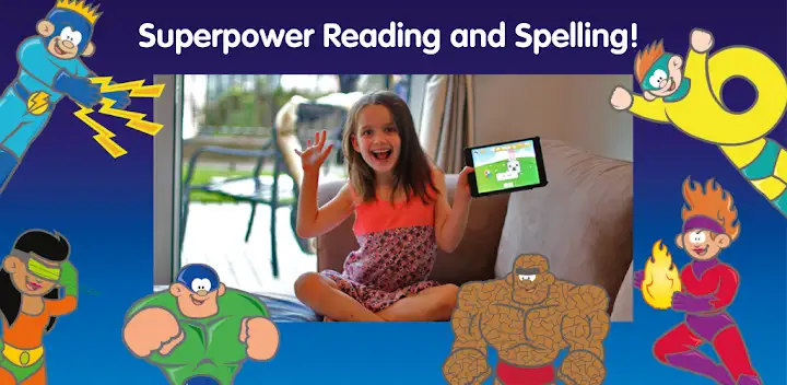 Phonics Hero: Learn to Read — Android game banner