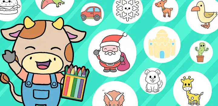 Kids Learning: Draw and Color — Android game banner