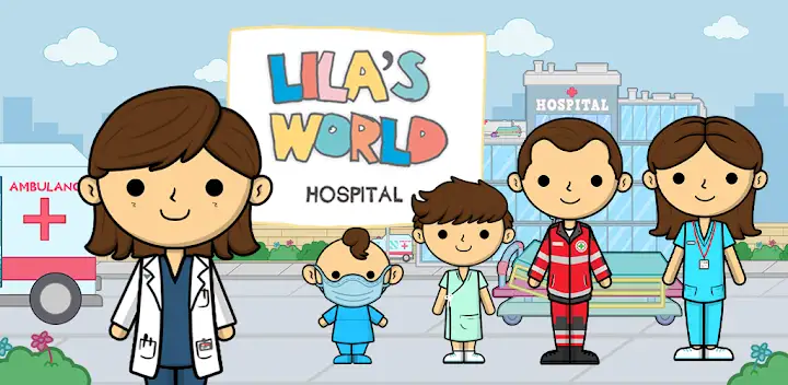 Lila's World:Dr Hospital Games — Android game banner