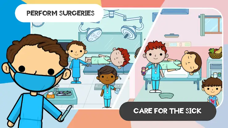 Lila's World:Dr Hospital Games screenshot 8