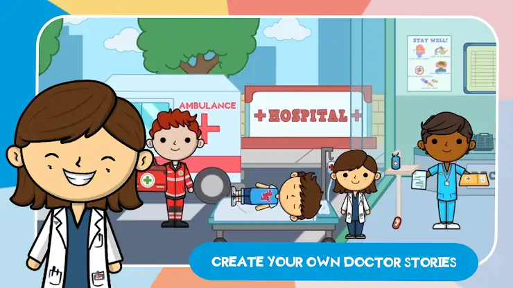 Lila's World:Dr Hospital Games screenshot 1