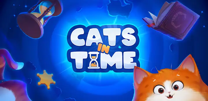Cats in Time - Relaxing Puzzle — Android game banner