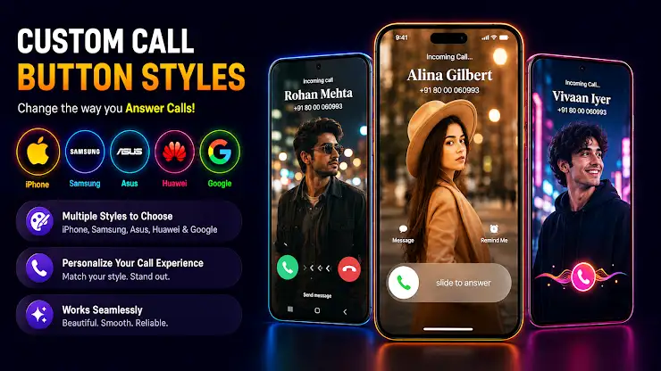 LED Caller Screen Phone Dialer screenshot 3