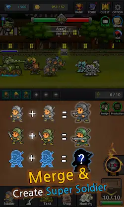 Grow Soldier : Merge screenshot 3