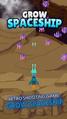 Grow Spaceship : Idle Shooting screenshot 1