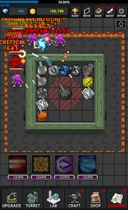 Grow Turret TD : Idle Clicker screenshot 1