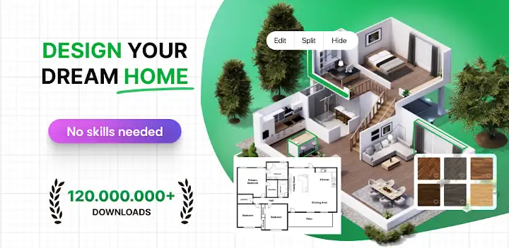Planner 5D: AI Home Design — Android app banner