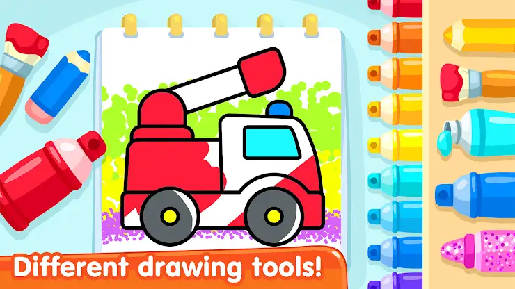 Coloring games for kids age 5 screenshot 2