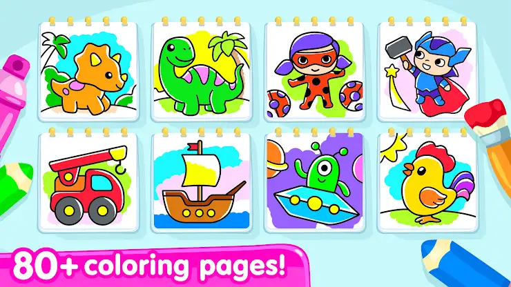 Coloring games for kids age 5 screenshot 4
