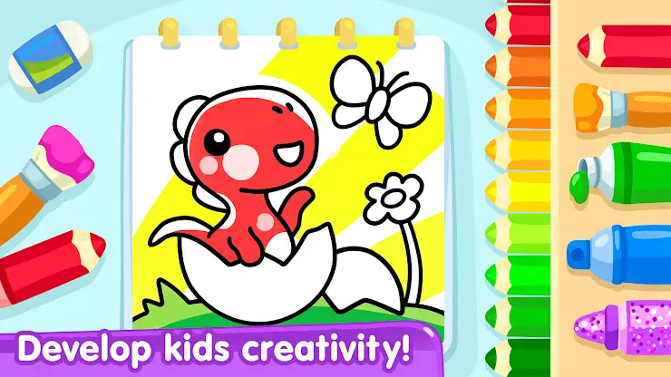 Coloring games for kids age 5 screenshot 1