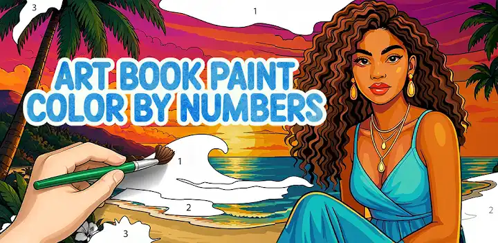 Art Book Paint Color by Number — Android game banner