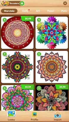 Cross Stitch Coloring Mandala screenshot 4
