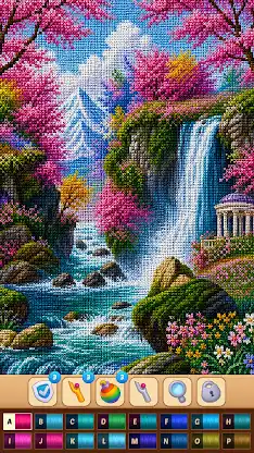 Cross-Stitch: Coloring Book screenshot 6