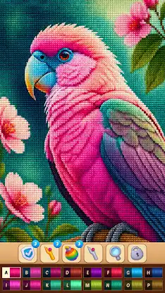 Cross-Stitch: Coloring Book screenshot 2
