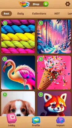 Cross-Stitch: Coloring Book screenshot 3
