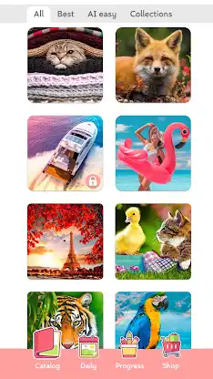 Cross Stitch Coloring Art screenshot 4