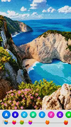 Cross Stitch Coloring Art screenshot 5