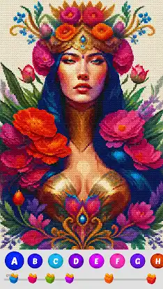 Cross Stitch Coloring Art screenshot 6