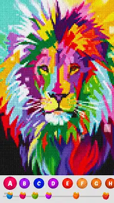 Cross Stitch Coloring Art screenshot 7