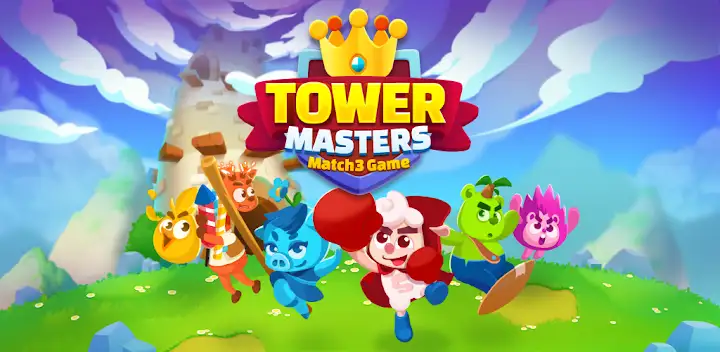 Tower Masters: Match 3 game — Android game banner