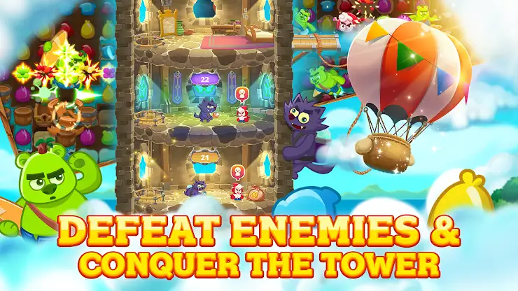 Tower Masters: Match 3 game screenshot 4