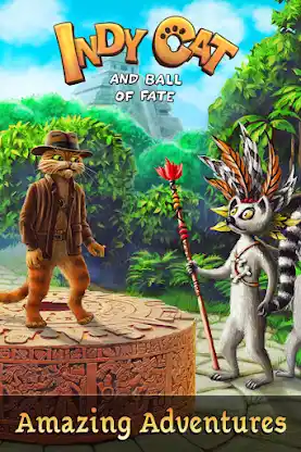 Indy Cat: Match 3 Adventure screenshot 3