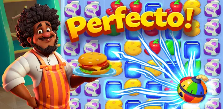 Match Cafe: Cook, puzzle game — Android game banner
