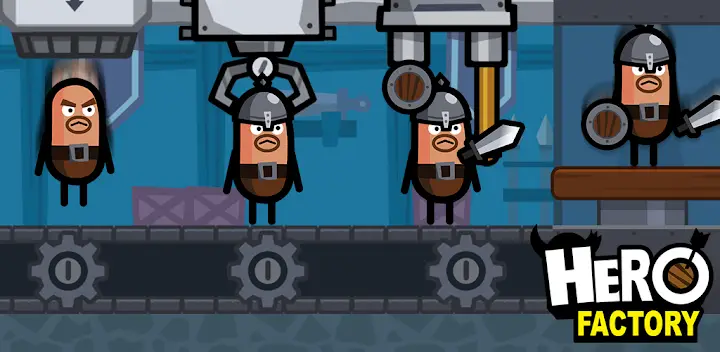 Hero Factory - Idle tycoon — Android game banner