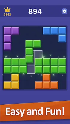 Color Block Puzzle! screenshot 2