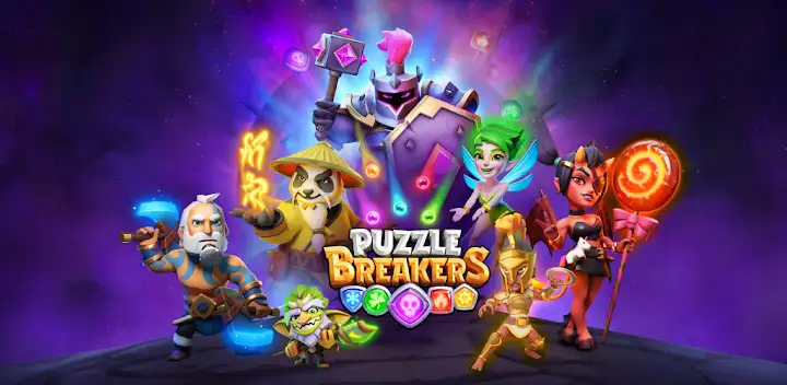 Puzzle Breakers: Champions War — Android game banner