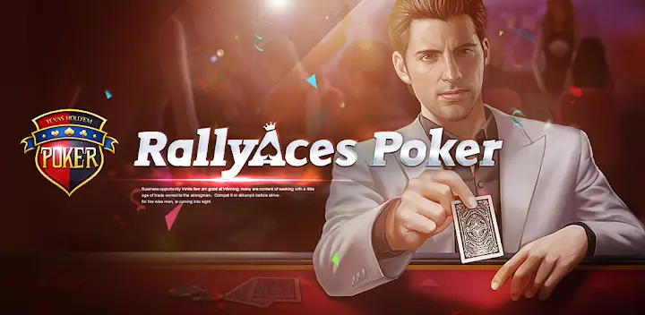 RallyAces Poker - Texas Holdem — Android game banner