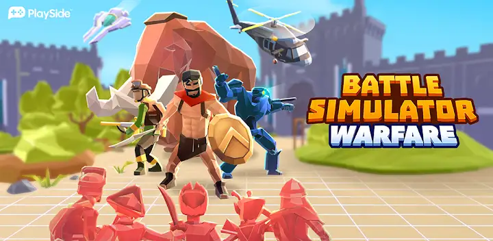 Battle Simulator: Warfare — Android game banner