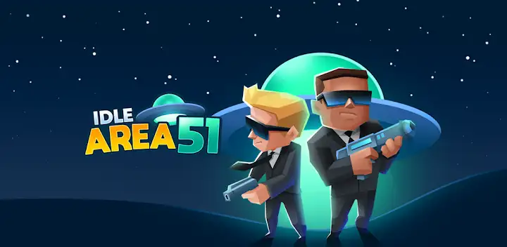 Idle Area 51 — Android game banner