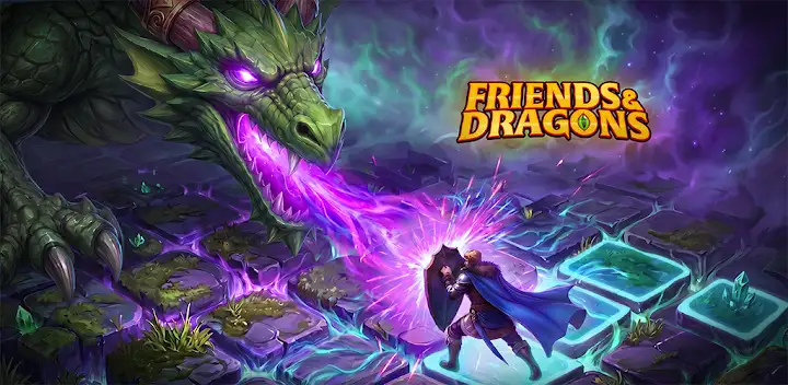 Friends & Dragons:Tactical RPG — Android game banner