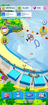 Idle Sea Park - Fish Tank Sim screenshot 1