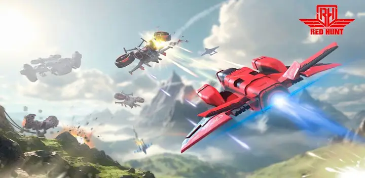 Red Hunt: Space Shooter Game — Android game banner