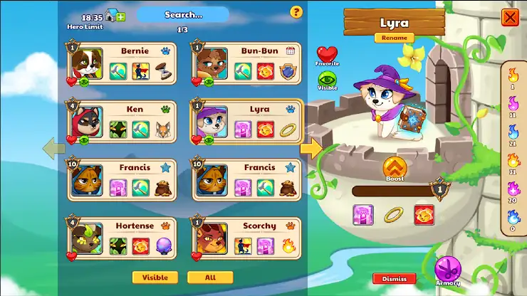 Dungeon Dogs - Idle RPG screenshot 8