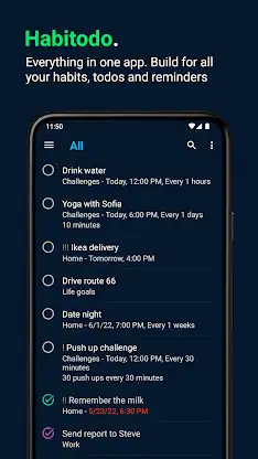 Habitodo: lists, habits & todo screenshot 1