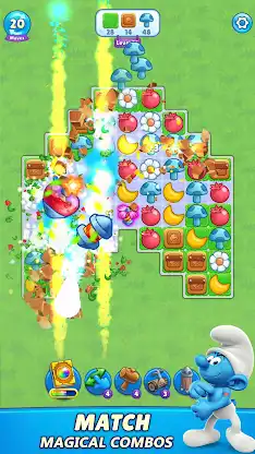 Smurfs Magic Match screenshot 1