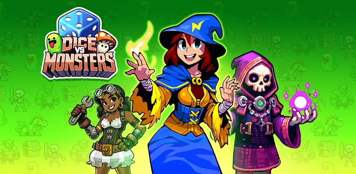 Dice vs Monsters: Roguelike TD — Android game banner