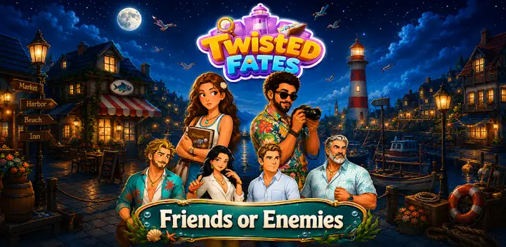 Twisted Fates: Merge and Story — Android game banner