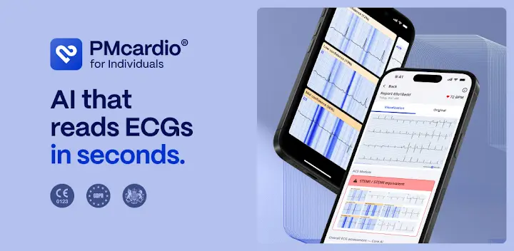 PMcardio for Individuals — Android app banner